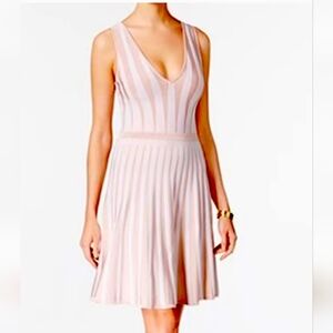 Guess Mirage Striped Fit & Flare Dress